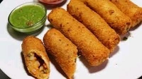 Veg Cutlet Roll 🥐