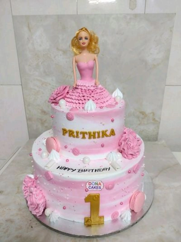 2 Stop Doll Pink Cake  (2kg)