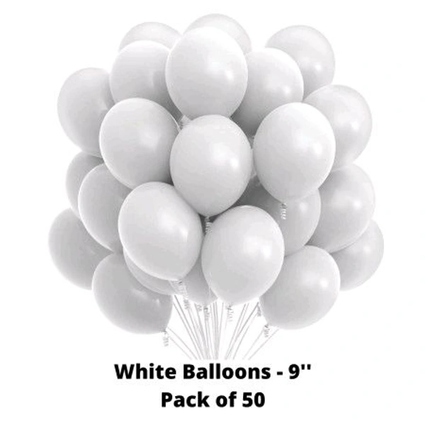 White Light Balloon 50pic