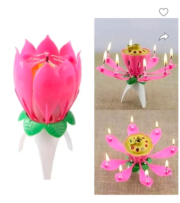 Lotus Candle 1pic