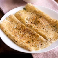 rava onion plain dosa