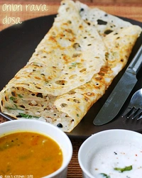 rava onion plain dosa