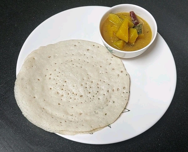 Rava Palen Coconut Dosa