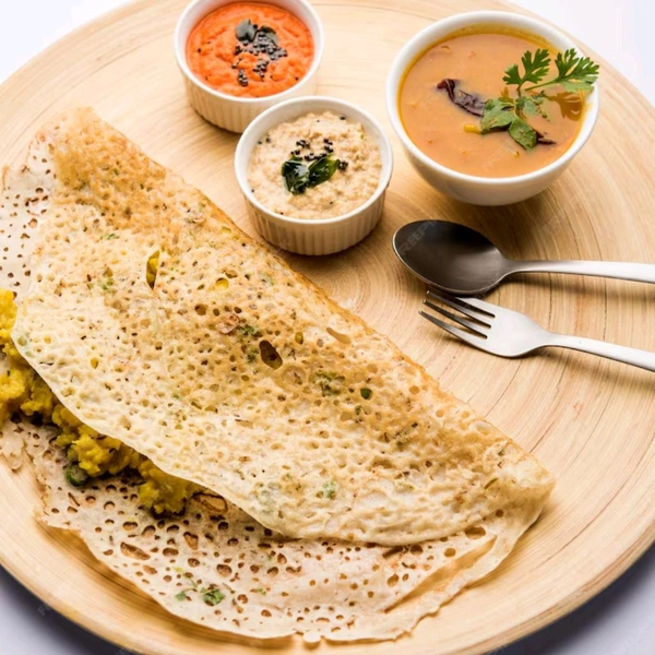 Rava Onion Paneer Dosa