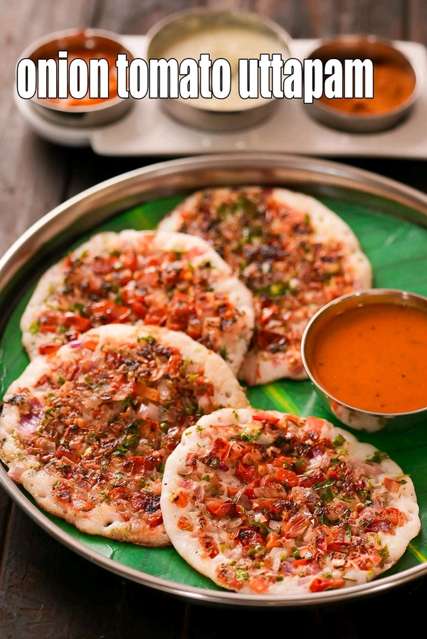 onion tomato uttapam