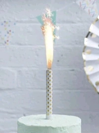 Happy Birthday Lotus Candle