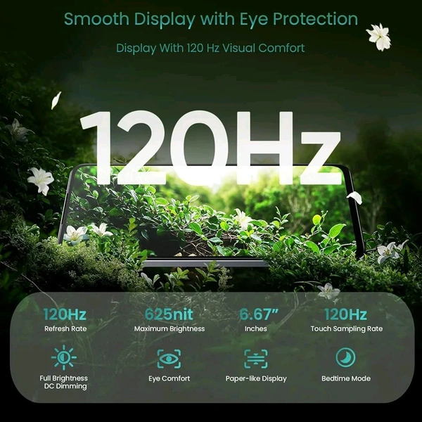 realme C75 Smartphone 4+128GB Midnight, 6.67inch Screen, 120HZ Vision Display, 6000mAh Battery, 40MP Camera, MediaTek Dimensity 6300 Processor, IP64