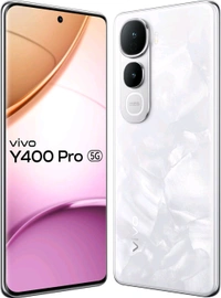 Vivo Y400 Pro 5G (Freestyle White, 8GB RAM, 128GB Storage) with No Cost EMI/Additional Exchange Offers