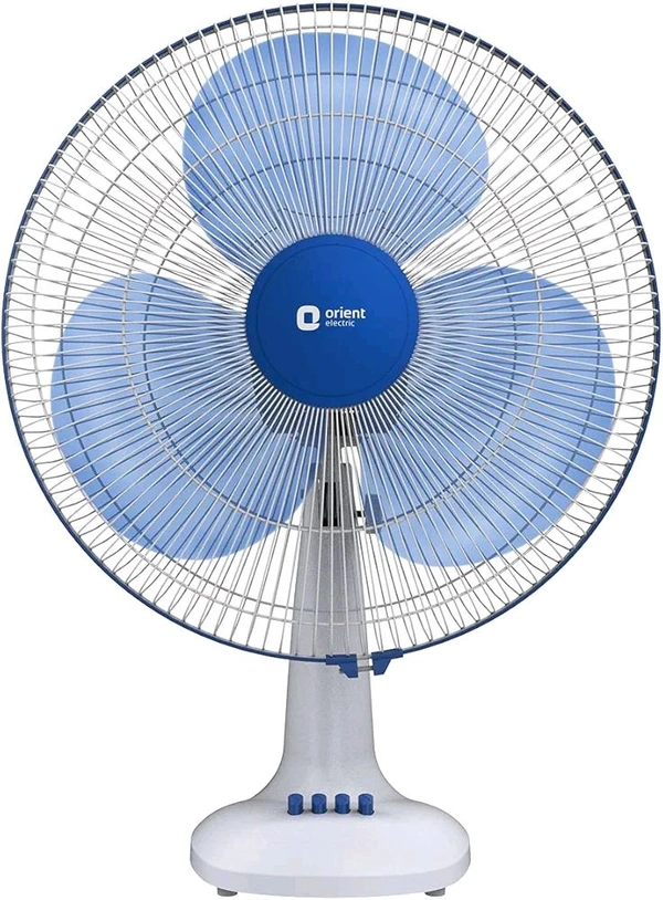 Orient Electric 400 MM Desk 71 Table Fan for Home & Office | 100% Copper Motor | High Air Delivery | Aerodynamically Balanced Blades | 3-Speed Control | 2 Years Warranty by Orient | White & Blue
50+ bought in past month