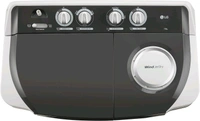 LG 7 Kg 5 Star Wind Jet Dry Semi-Automatic Top Loading Washing Machine (P7020NGAZ, Dark Gray, Rat Away Feature)