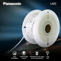 Panasonic 20 Meter LED Rope Light | IP65 Water-Proof Strip Light with 120 LED/Meter & 1 Year Warranty (Warm White, Pack of 1)

