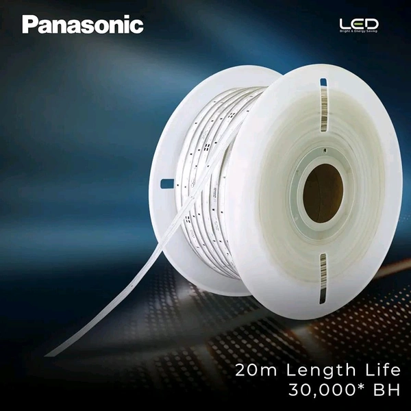 Panasonic 20 Meter LED Rope Light | IP65 Water-Proof Strip Light with 120 LED/Meter & 1 Year Warranty (Warm White, Pack of 1)

