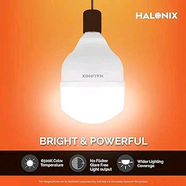 Halonix 60W LED Light Bulb | Cool Day Light (6500K) |Pack of 2 |Energy Efficient| 4kv Surge Protection |Base- B22

