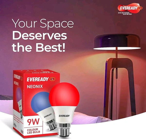 Eveready Neonix 9W Color LED Bulb, B22 Base