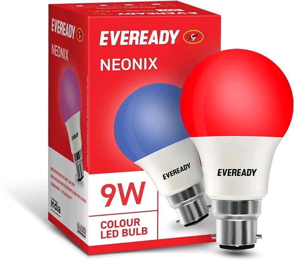 Eveready Neonix 9W Color LED Bulb, B22 Base