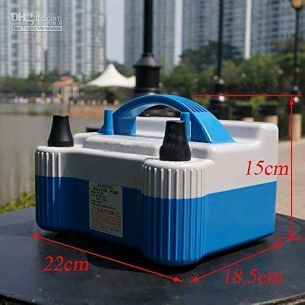 Smartcraft Electric Balloon Pump New Two Nozzles High Power Electric Balloon Inflator Air Pump for Party's, Multi Color