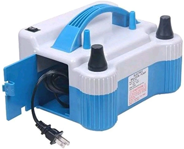 Smartcraft Electric Balloon Pump New Two Nozzles High Power Electric Balloon Inflator Air Pump for Party's, Multi Color