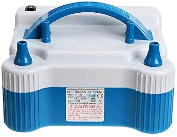 Smartcraft Electric Balloon Pump New Two Nozzles High Power Electric Balloon Inflator Air Pump for Party's, Multi Color