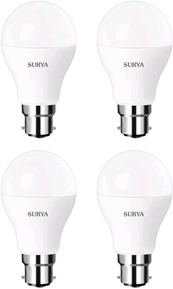 Surya 10W B22 LED Cool Day Light Lamp, Pack of 4, (Surya-NeoMax-10w-pk4
