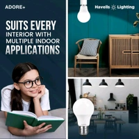 Havells 9w LED Bulb for Home & Office |B22 LED Bulb Base |Cool Day White Light (6500K) |4Kv Surge Protection |High Voltage Protection |Eco Friendly Energy Efficient | Pack of 1
600+ bought in past month