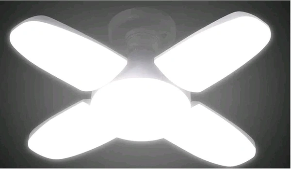 Gesto 28W Deformable Fan Shape High Bright Led Bulb-Upto 85% Energy Saving-B22 CFL Led Bulb for home,office,shop,hospital,factory-(Cool White-6500K) Pack of 1