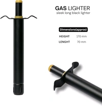 Nirency Long Lasting Manual Kitchen Lighter | Spark Ignition Lighter for Gas Stove & Burner for Home, Restaurant and Outdoor Use - Regular Size Handle with Grip Guard