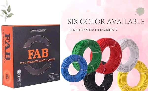 COPPER 2.5 MM 90 MTR FR PVC Insulated CCA Copper Wire, Single Core Multi Strand House Cable for Gauge (10 No.) (Green)

