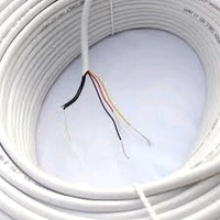 CP PLUS 3+1 Coaxial Pure Copper CCTV Camera Cable (1Meter) White