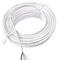CP PLUS 3+1 Coaxial Pure Copper CCTV Camera Cable (1Meter) White