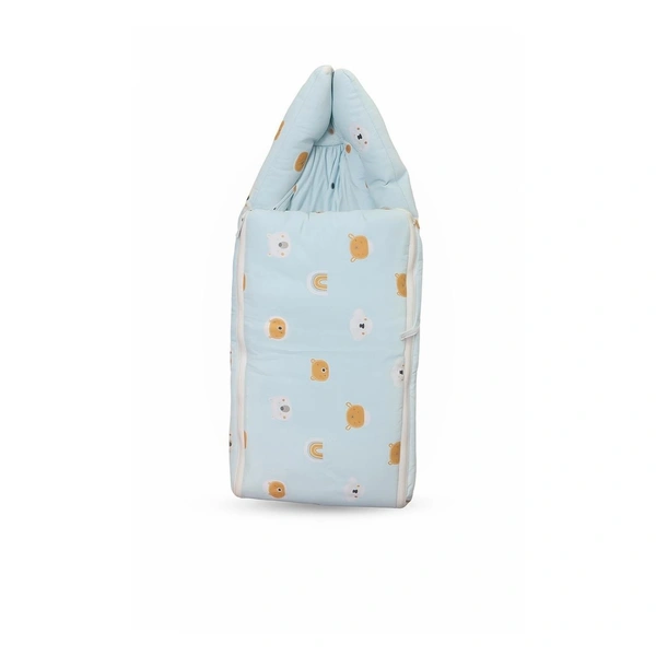 Adhigams New Born Jungle King Stylish Riyon Sleeping Bag/Carry Nest/Portable Bassinet | Baby Sleeping Bag for Baby boy and Girl (Pack of 1) (0 to 6 Months) (Green).