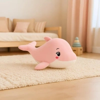Adhigams Baby Dolphin Soft Toys/Stuffed Toys/Plush Toy | Unisex Toys for Baby boy and Girl (30 cm)