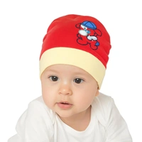 Adhigams New Born Bubbly Bear Stylish Cotton Caps/Topi/Hats | Cotton Baby Cap for Baby boy and Girl (Pack of 2) (0 to 6, 6 to 12 Months) - 6-12 Months