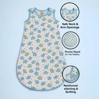 Adhigams Baby Elephant Baby Swaddles for Newborns | Carry Nest & Wearable Blanket | Cotton Baby Bedding for New Born & Infant | Unisex Baby Sleeping Bag | For 0 to 12 Months (Pack of 1) (White)