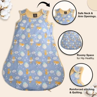 Adhigams Cosmic Night Baby Swaddles for Newborns | Carry Nest & Wearable Blanket | Cotton Baby Bedding for New Born & Infant | Unisex Baby Sleeping Bag | For 0 to 12 Months (Pack of 1) (BLUE)