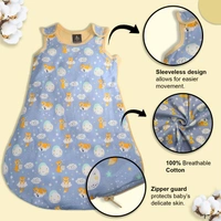 Adhigams Cosmic Night Baby Swaddles for Newborns | Carry Nest & Wearable Blanket | Cotton Baby Bedding for New Born & Infant | Unisex Baby Sleeping Bag | For 0 to 12 Months (Pack of 1) (BLUE)