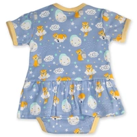 Adhigams Cosmic Night New Born Baby Unisex Rompers/Jumpsuit/Sleepsuit/Night Suits For Baby Boys & Girls, Infants, 100% Pure Cotton Suit (0-3/3-6/6-9/9-12/12-18 Months) (Pack Of 1) (Blue)