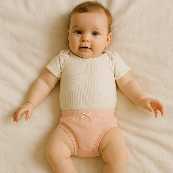 Adhigams New Born Baby Stylish Bloomers/Diaper Cover/Panties | Cotton Baby Under Garments for Baby boy and Girl (6-12, 12-18 Months) (Pack of 2) Multicolor