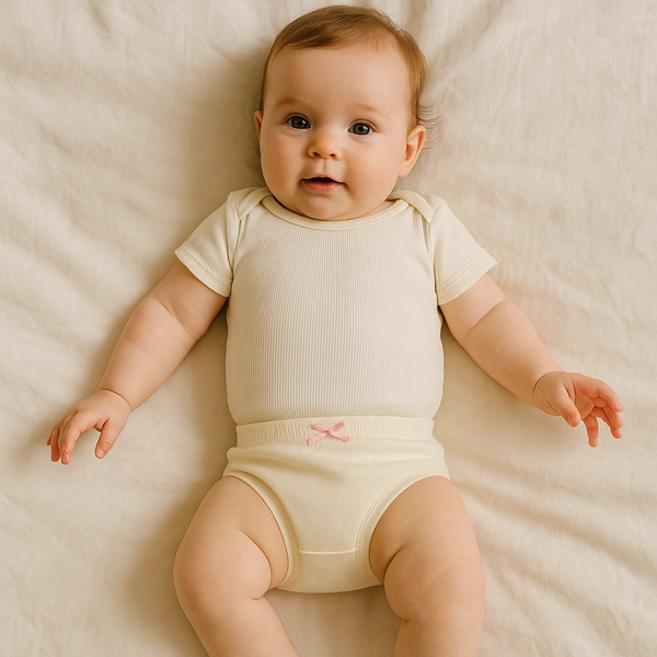 Adhigams New Born Baby Stylish Bloomers/Diaper Cover/Panties | Cotton Baby Under Garments for Baby boy and Girl (6-12, 12-18 Months) (Pack of 2) Multicolor