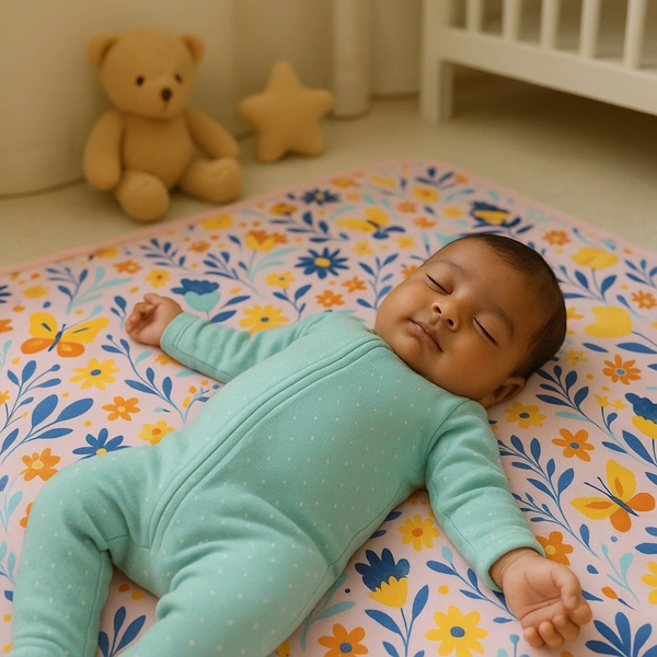adhigams New Born Baby Sky Dancer Stylish Cotton Blanket for Baby boy and Girl | for 0 to 12 Months (Pack of 1) (Peach) - 0-12 M