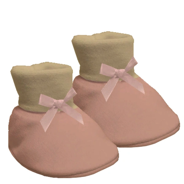 Adhigams Happy & Cutie New Born Baby Stylish Cotton Booties for Baby boy and Girl | For 0 to 12 Months (Pack of 2) - 6-12 M