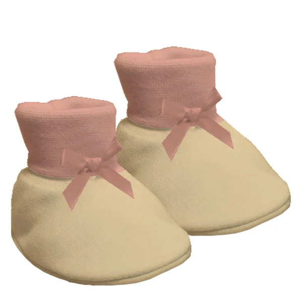 Adhigams Happy & Cutie New Born Baby Stylish Cotton Booties for Baby boy and Girl | For 0 to 12 Months (Pack of 2) - 6-12 M
