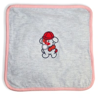 adhigams New Born Baby Bubbly Bear Cotton Napkin | Cotton Baby Napkin for Baby boy and Girl (Pack of 2) - 0-24 M