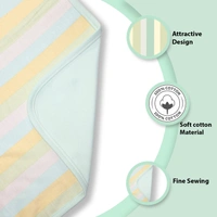 adhigams New Born Baby Jungle On Wheels Napkin | Cotton Baby Napkin for Baby boy and Girl (Pack of 2)