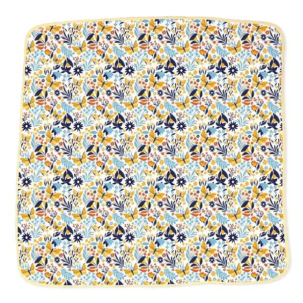 adhigams New Born Baby Sky Dancer Stylish Cotton Blanket for Baby boy and Girl | for 0 to 12 Months (Pack of 1) (White) - 0-12 M