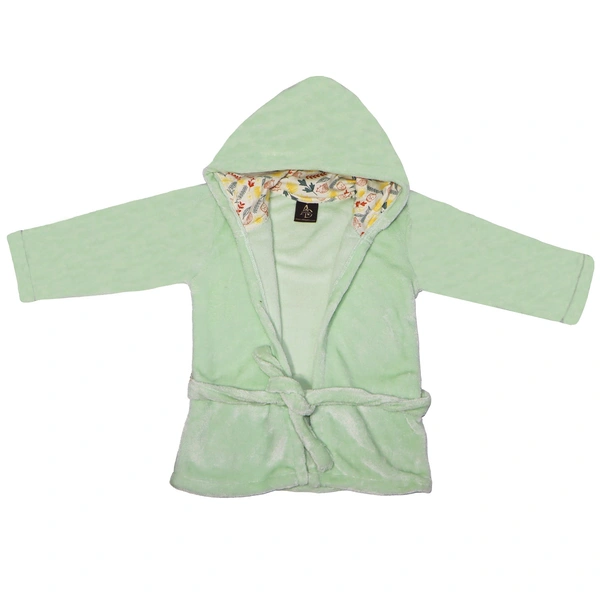 Adhigams New Born Baby Stylish BathRobe/Bath Towel/Baby Wrapper | Unisex Bath Wrap for Baby boy and Girl (6-12, 12-24 Months) (2-4, 4-6 years) (Green)