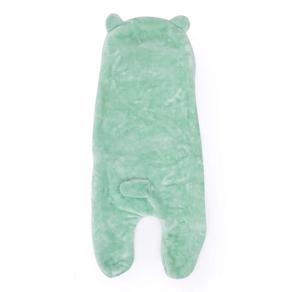 Adhigams New Born Baby Stylish BathRobe/Bath Towel/Baby Wrapper | Unisex Bath Wrap for Baby boy and Girl (6-12 Months) (Green) - 6-12 Months