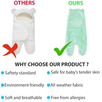 Adhigams New Born Baby Stylish BathRobe/Bath Towel/Baby Wrapper | Unisex Bath Wrap for Baby boy and Girl (6-12 Months) (Green) - 6-12 Months