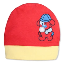 Adhigams New Born Bubbly Bear Stylish Cotton Caps/Topi/Hats | Cotton Baby Cap for Baby boy and Girl (Pack of 2) (0 to 6, 6 to 12 Months) - 6-12 Months