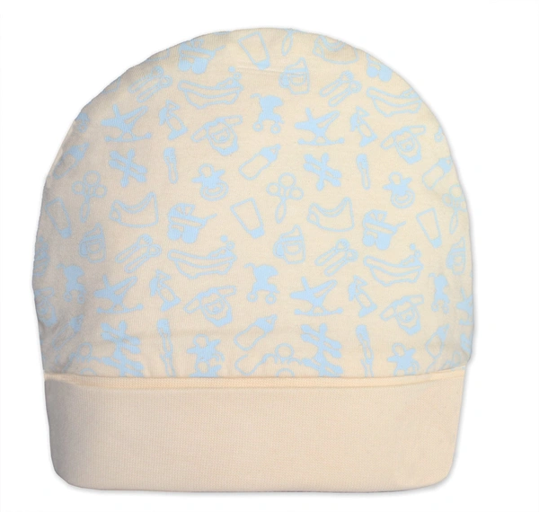 Adhigams New Born Tiny Treats Stylish Cotton Caps/Topi/Hats | Cotton Baby Cap for Baby boy and Girl (Pack of 2) (0 to 6, 6 to 12 Months) - 0-6 Months