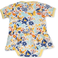 adhigams Sky Dancer New Born Baby Unisex Rompers/Jumpsuit/Sleepsuit/Night Suits for Baby Boys & Girls, Infants, 100% Pure Cotton Suit (0-3/3-6/6-9/9-12/12-18 Months) (Pack of 1) (Yellow)
